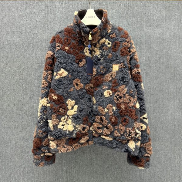 Louis Vuitton 2025FW 3D Textured Reversible Fleece Jacket