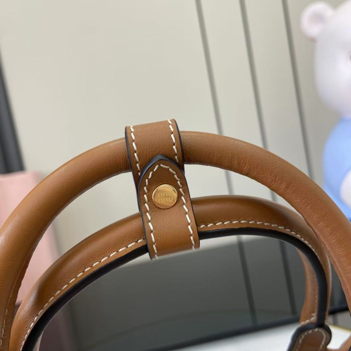Miu Miu New Limited Edition Tote Bag at Isetan | Denim Fabric - Image 5