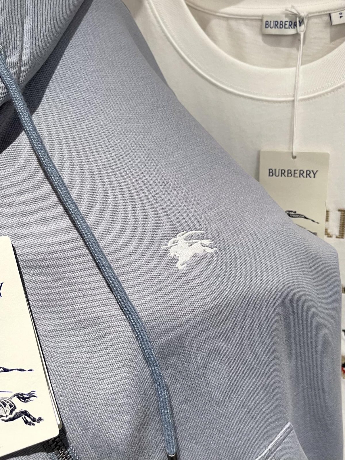 Burberry 2025 Fall/Winter EKD Zip Hoodie - Image 2