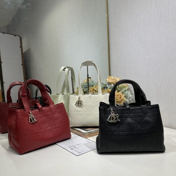 Dior Toujours Bag (Large, Black Goatskin)