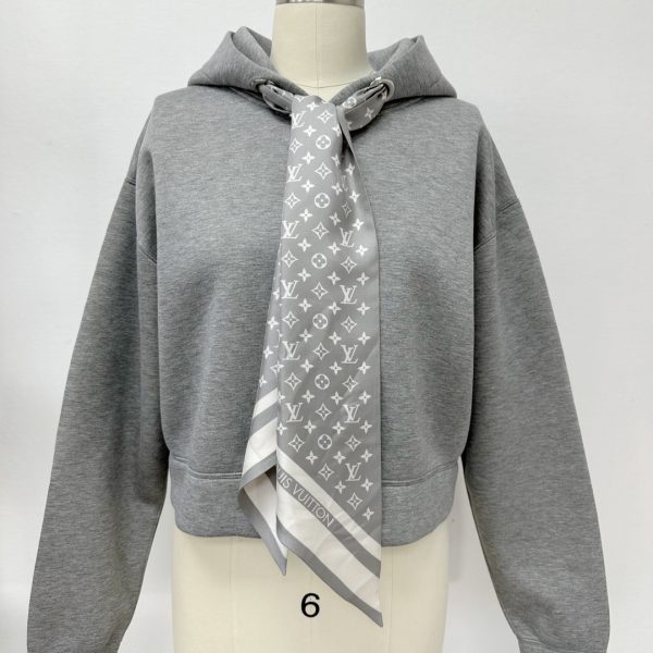 Louis Vuitton Monogram Silk-Tie Hoodie