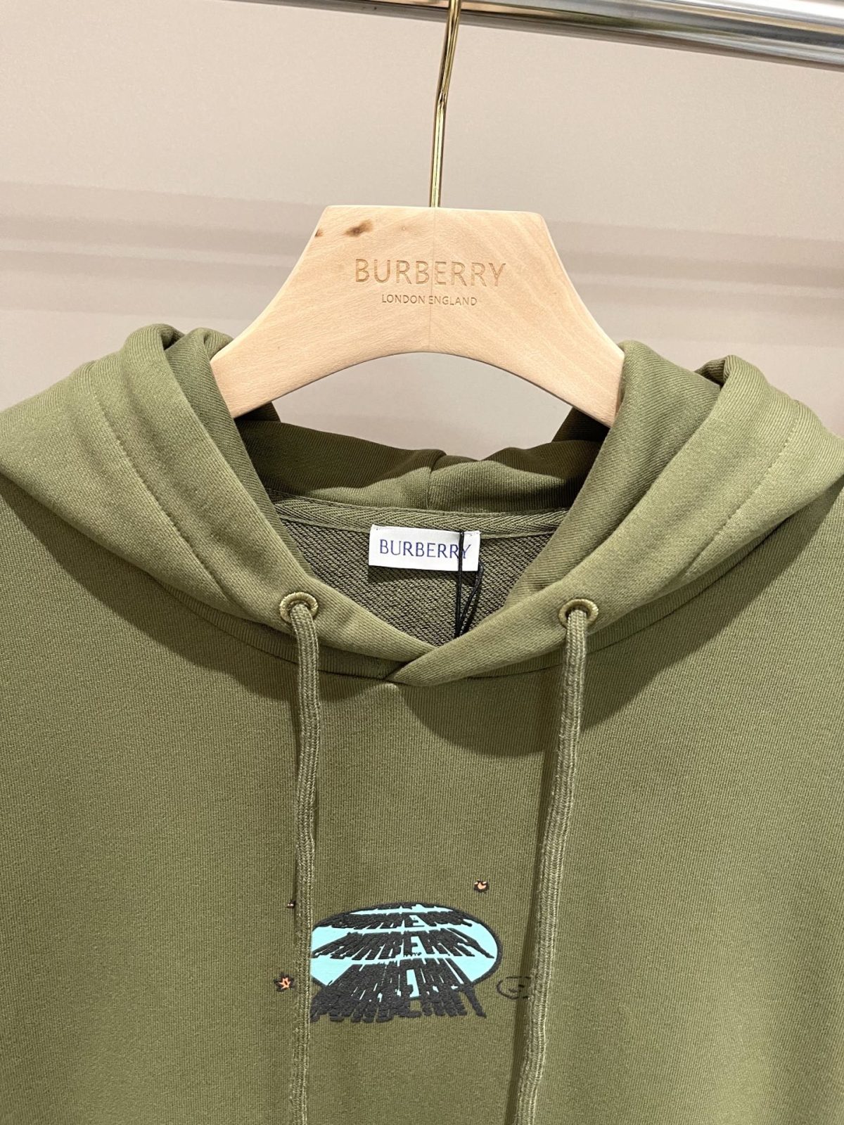 Burberry 2025 Pre-Fall Automotive Print Cotton Hoodie - Image 5