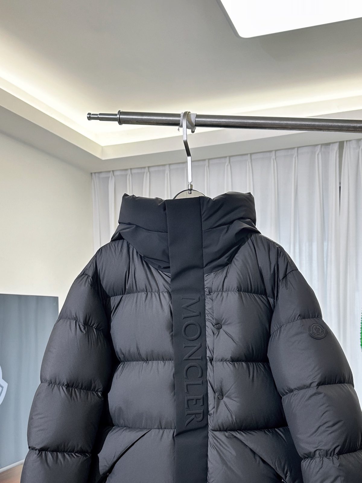 Moncler Madeira Down Jacket – “Black Warrior” Collection (White Goose Down Edition) - Image 6