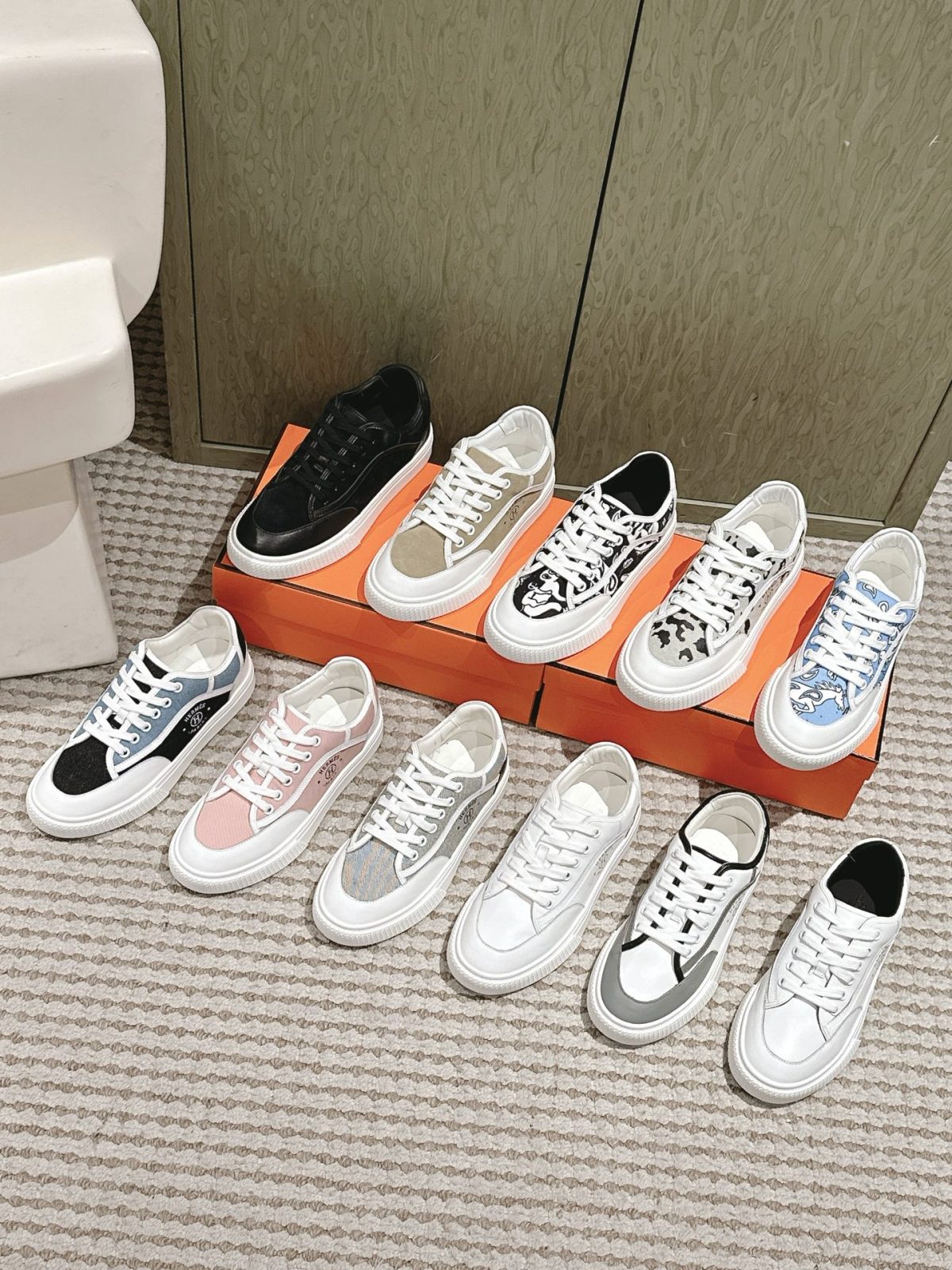 HERMÈS Boutique Sneakers | 2024 Spring/Summer Collection - Image 4