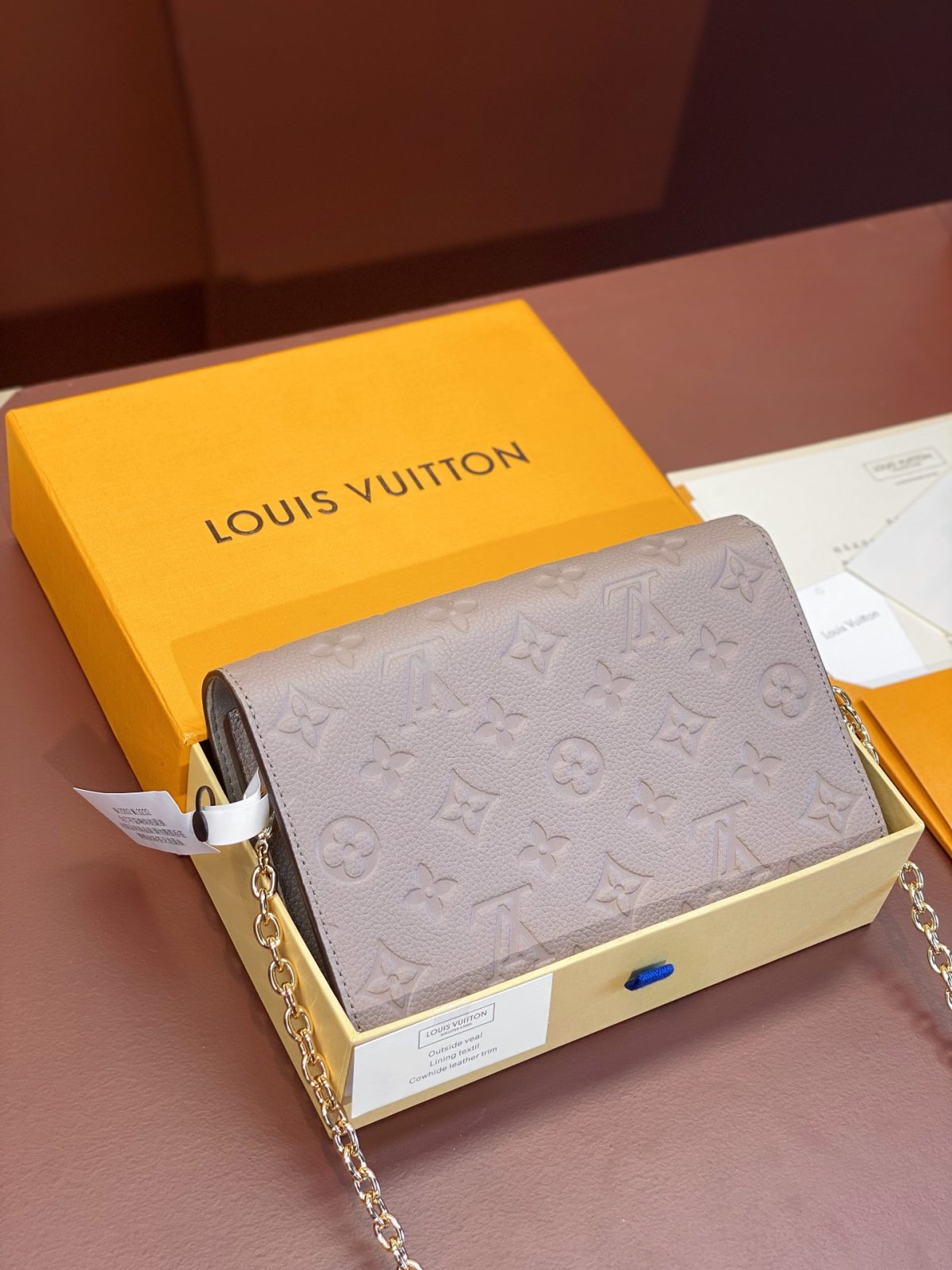 Louis Vuitton Chain Wallet | Monogram Empreinte Leather Collection - Image 2