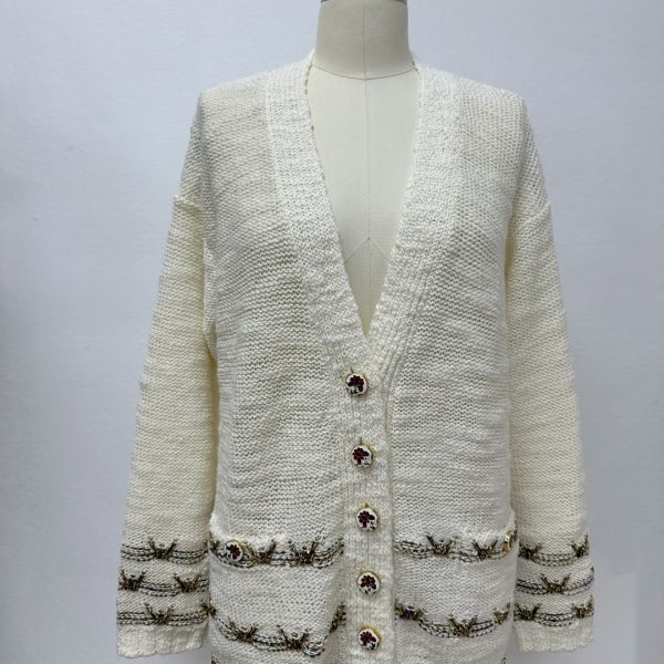 CC25A Gold Thread Cardigan