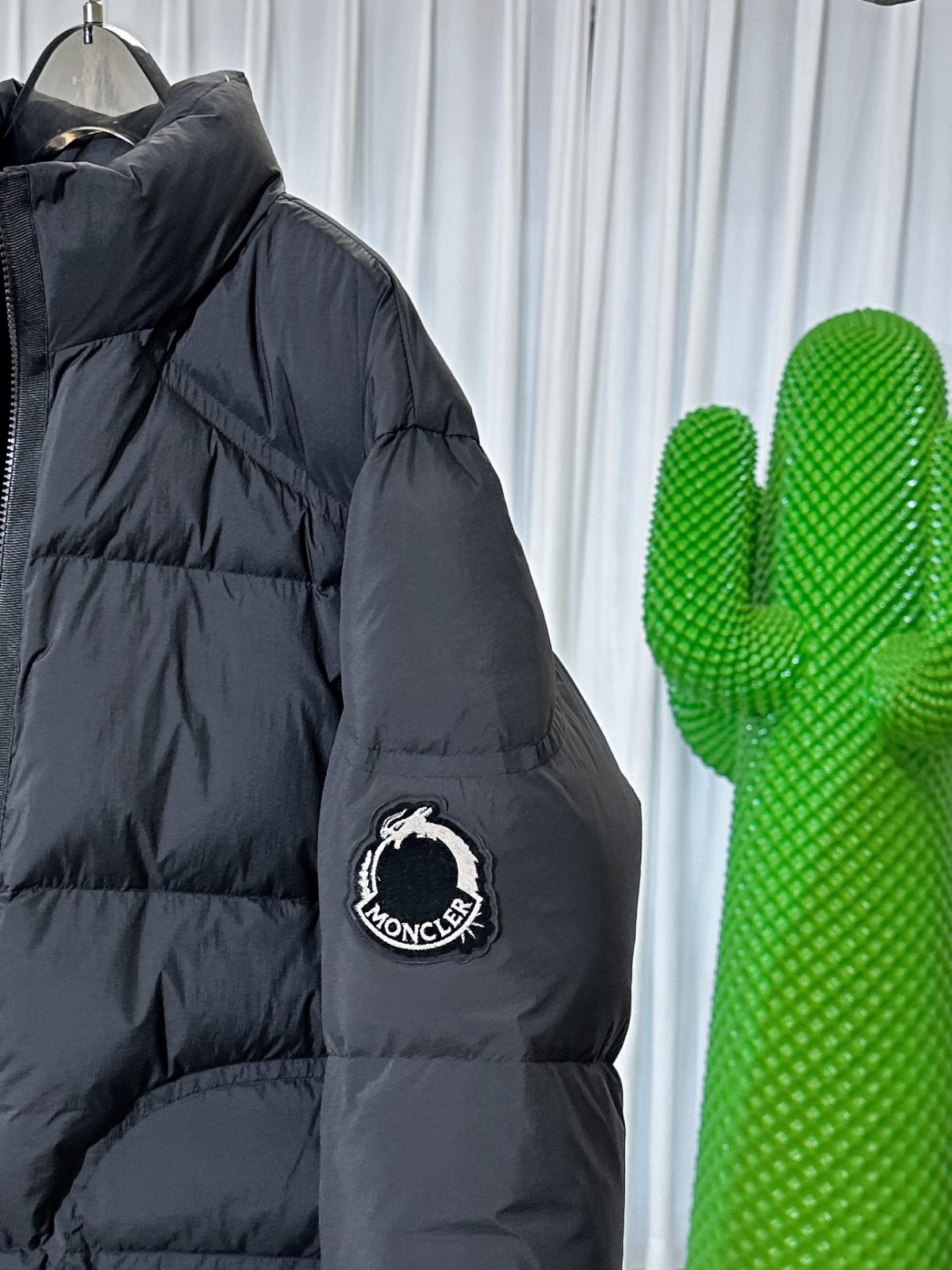 Moncler 2024 Limited “Yazi” Stand-Collar Down Jacket (95% White Goose Down Edition) - Image 2