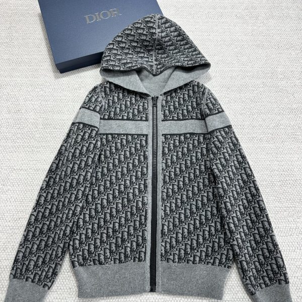 Dior Double-Faced Cashmere Hooded Jacket