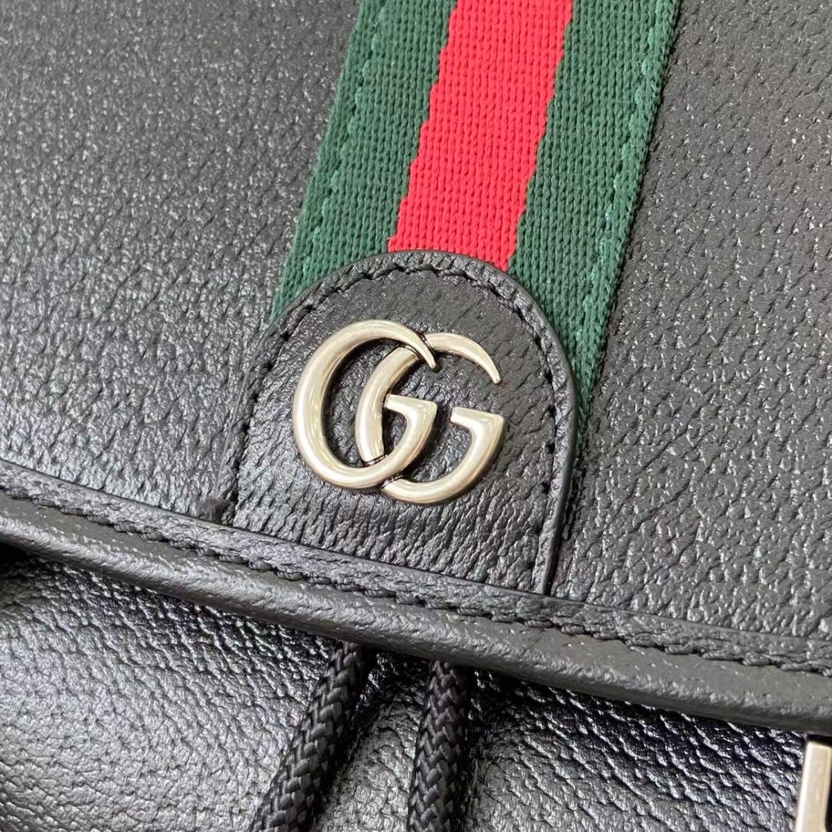 Gucci Ophidia GG Backpack | Classic Web & Leather Trim Collection - Image 4
