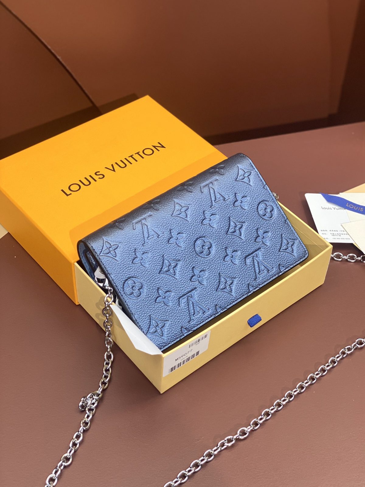 Louis Vuitton Chain Wallet | Monogram Empreinte Leather Collection - Image 5