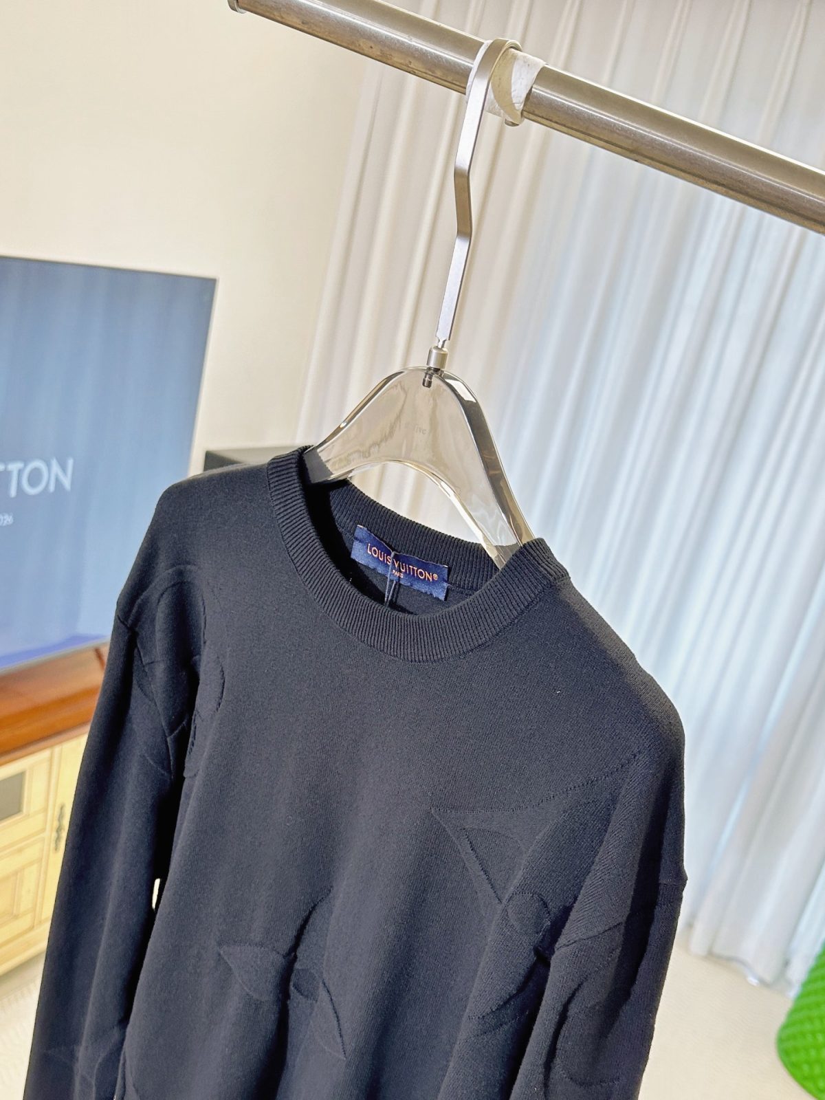 Louis Vuitton MONOGRAM Cotton Crewneck Knit (Allover Jacquard Edition) - Image 3