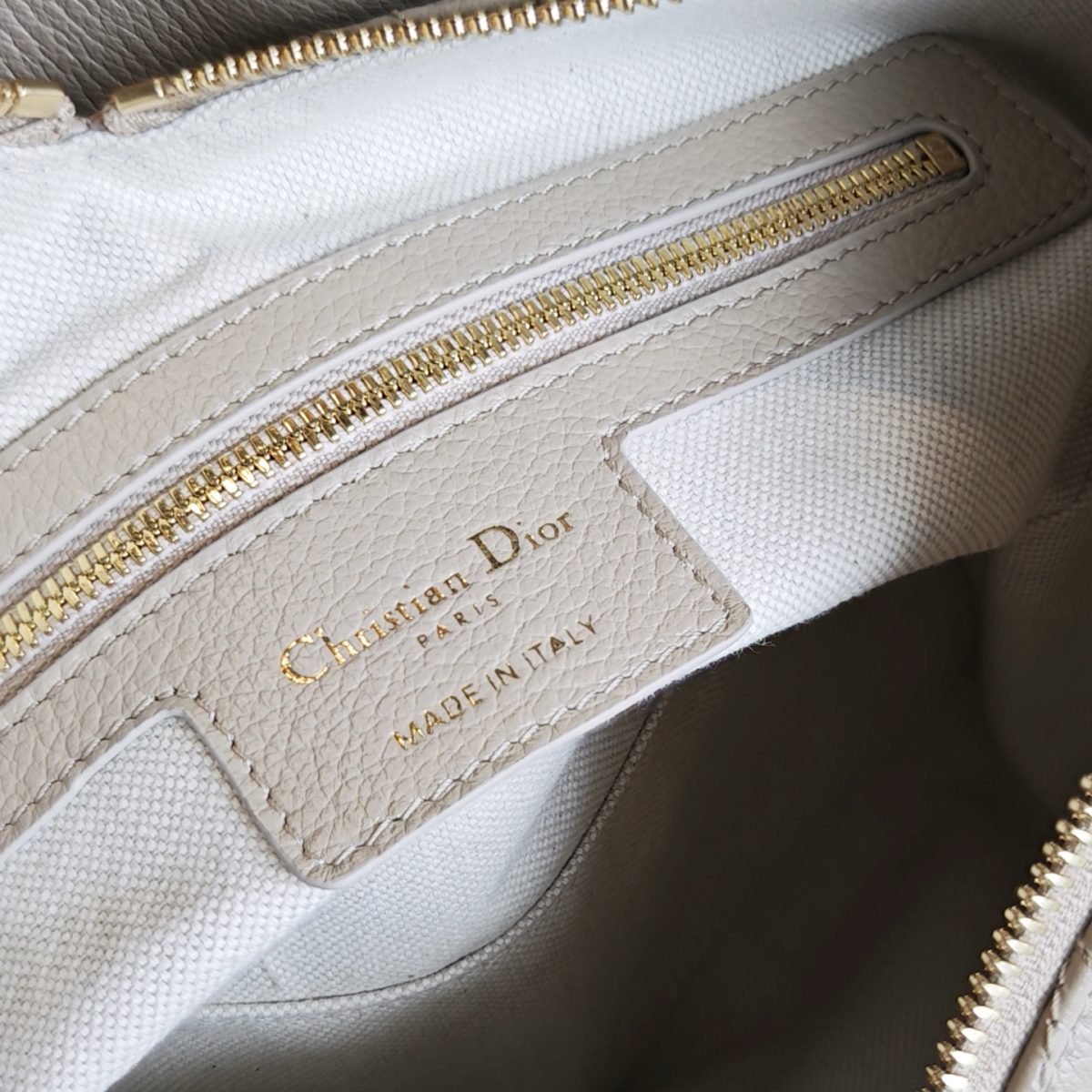 Dior Voyage Bag (Small & Medium / Cream White, Black) - Image 4