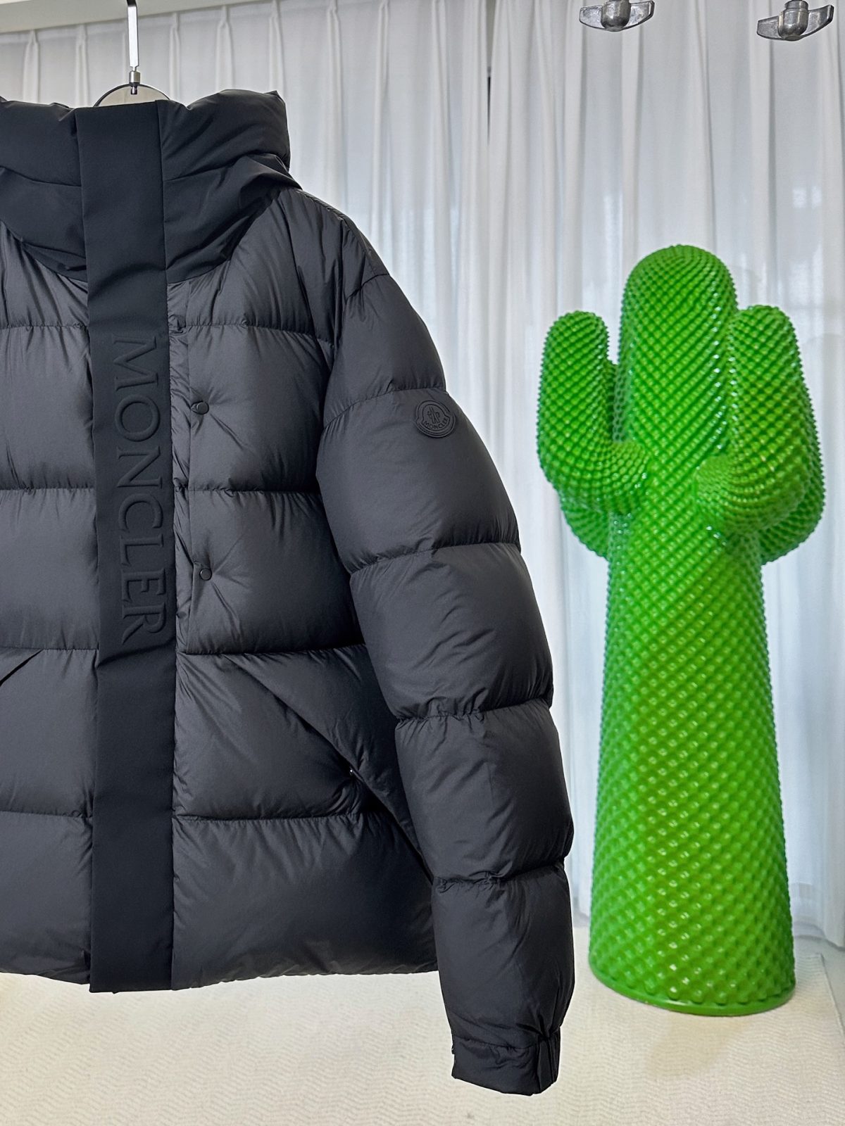 Moncler Madeira Down Jacket – “Black Warrior” Collection (White Goose Down Edition) - Image 4