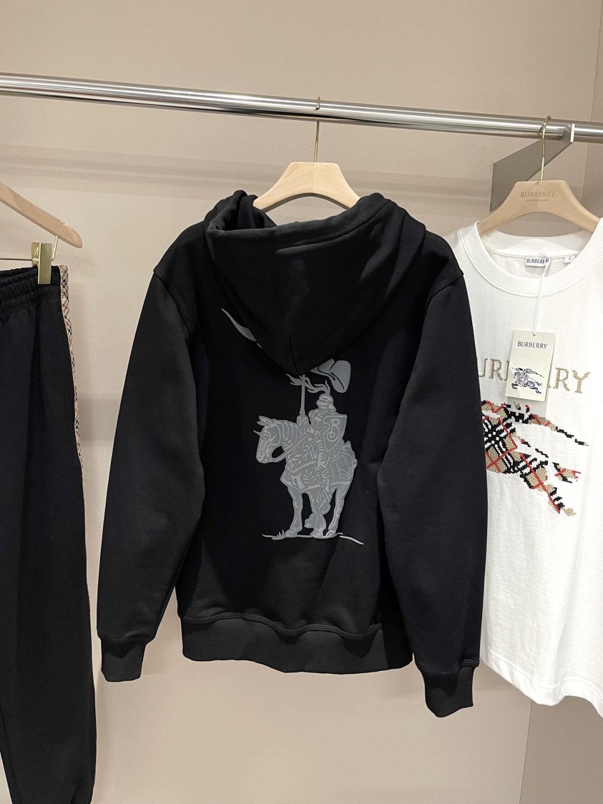 Burberry 2025 Fall/Winter B Crest Zip Hoodie - Image 3