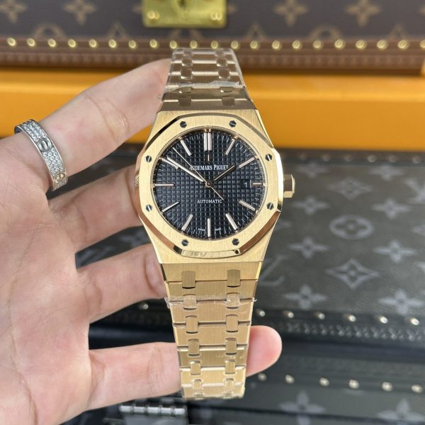 Audemars Piguet Replica Watch Royal Oak 15400OR Black Dial 41mm