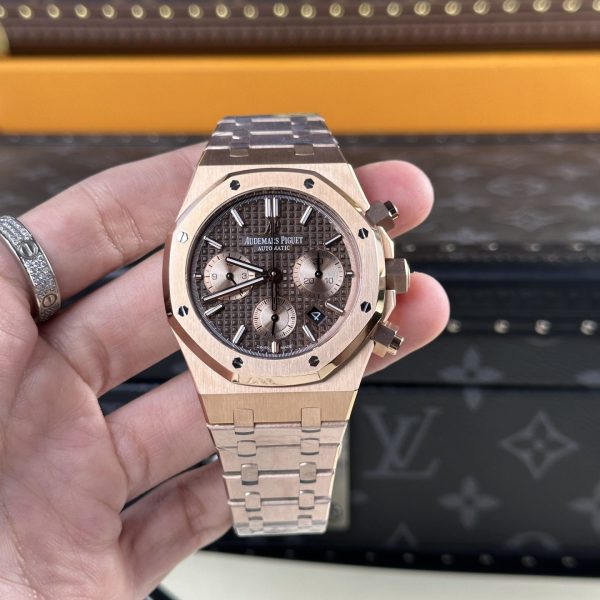 Audemars Piguet Replica Watch Royal Oak 26331OR Chocolate Dial IP Factory 41mm