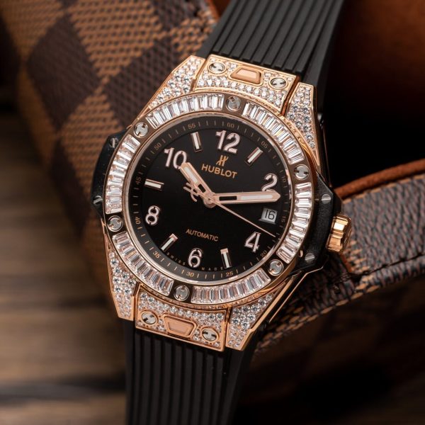 Hublot Replica Watch Big Bang One Click King Gold Black Dial 39mm