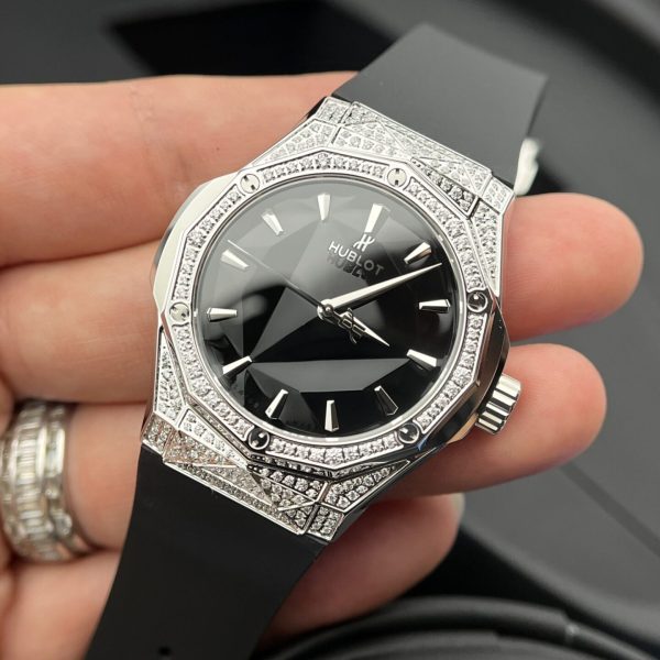 Hublot Replica Watch Classic Fusion Orlinski Black Dial Rubber Strap HB Factory 40mm