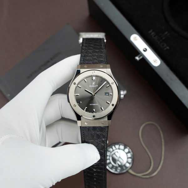 Hublot Classic Fusion Titanium Gray Copies Watches Movement SW300 Weight 84 Gram Custom 42mm