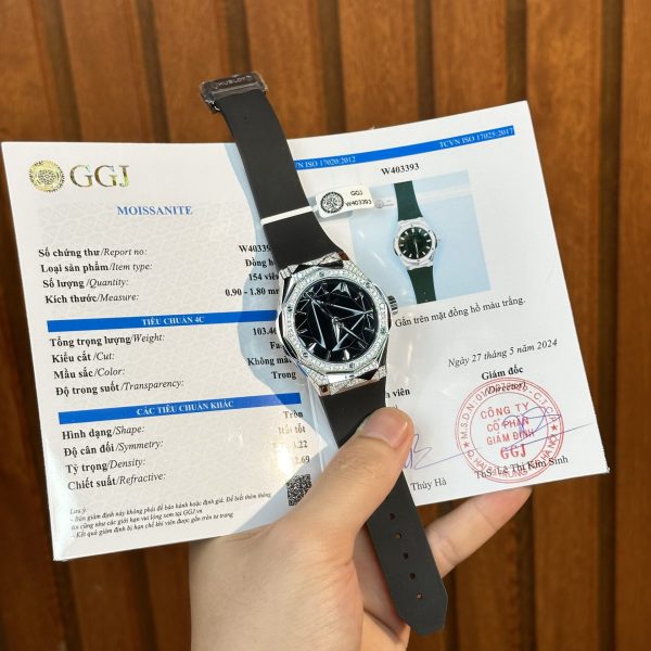 Hublot Replica Watch Orlinski Custom Demi Moissanite Diamonds 40mm