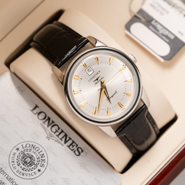 Longines Replica Watch Conquest Heritage L1.645.4.75.4 Leather Strap 40mm