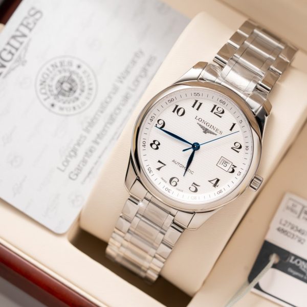 Longines Replica Watch Master Collection L2.755.4.78.6 White Dial Metal Wire 38.5mm