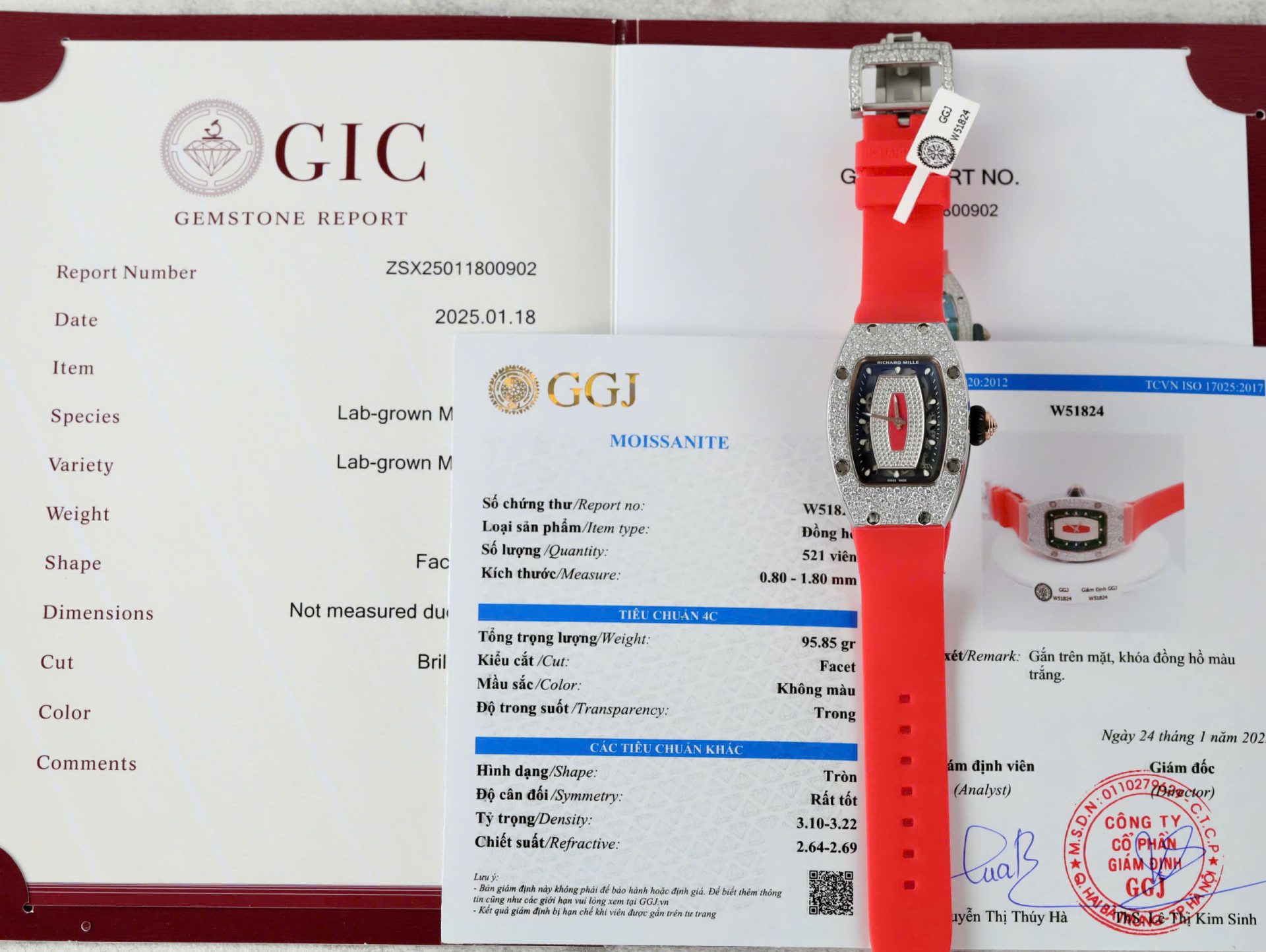 Dong-Ho-Nu-Richard-Mille-Mau-Do-RM007-Che-Tac-Dinh-Moissanite-Hong-Kong-36mm-9.jpg Richard Mille RM007 Red Replica Watch Diamond Moissanite Hong Kong Custom 36mm - Image 1