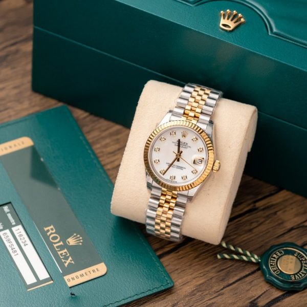 Rolex Clone Watch DateJust 278271 Demi Gold Jubilee Strap 31mm