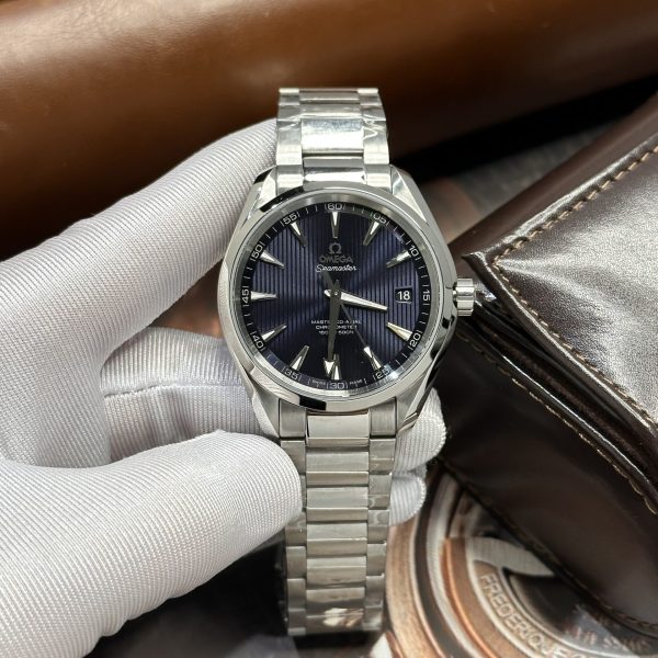 Omega Seamaster Replica Watches Blue Dial VS Factory 41mm