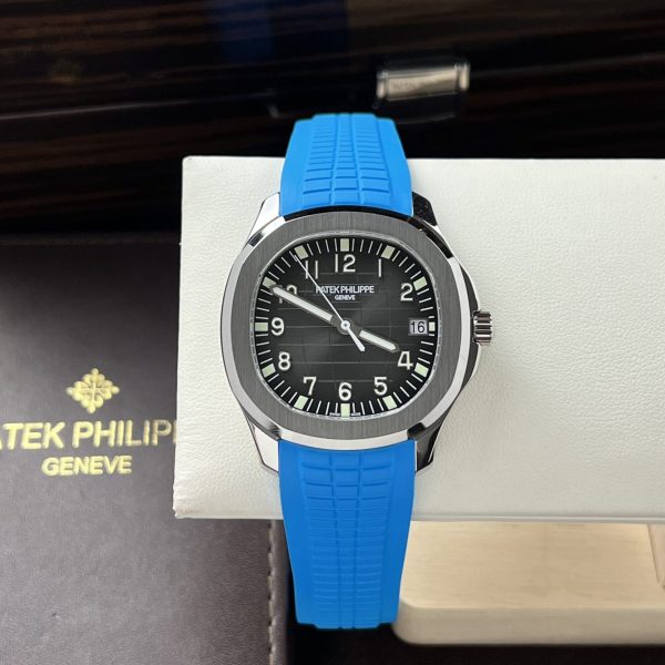 Patek Philippe Replica Watches 5167A Blue Rubber Strap 3K Factory 40mm