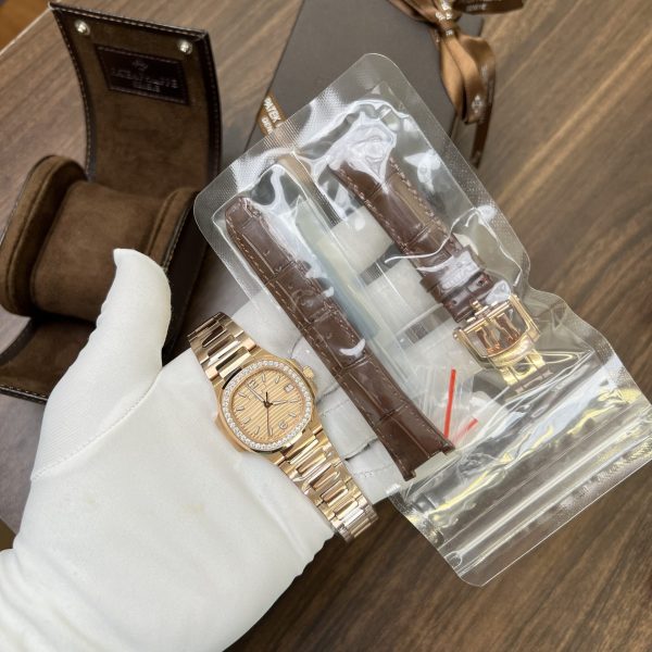 Patek Philippe Fake Watch Nautilus 7010 Dial Yellow 32mm