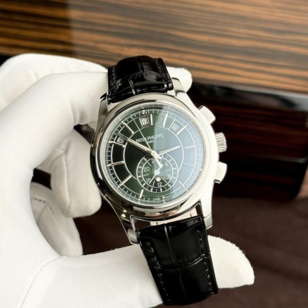 Patek Philippe Replica Watch Complications 5905G Dial Green 42mm