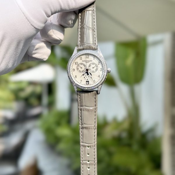 Patek Philippe Best Replica Watches Complications 4947G Gray Leather Strap 38mm