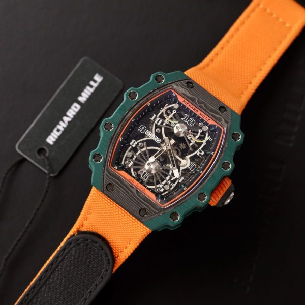 Richard Mille Replica Watch RM21-01 Tourbillon Carbon RM Factory 43mm