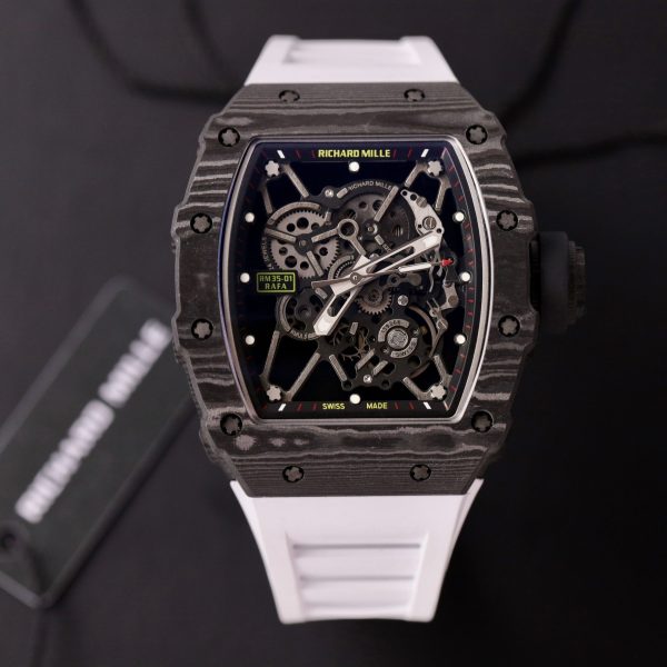 Richard Mille Replica Watch RM35-01 Carbon Rubber Strap BBR Factory 44mm