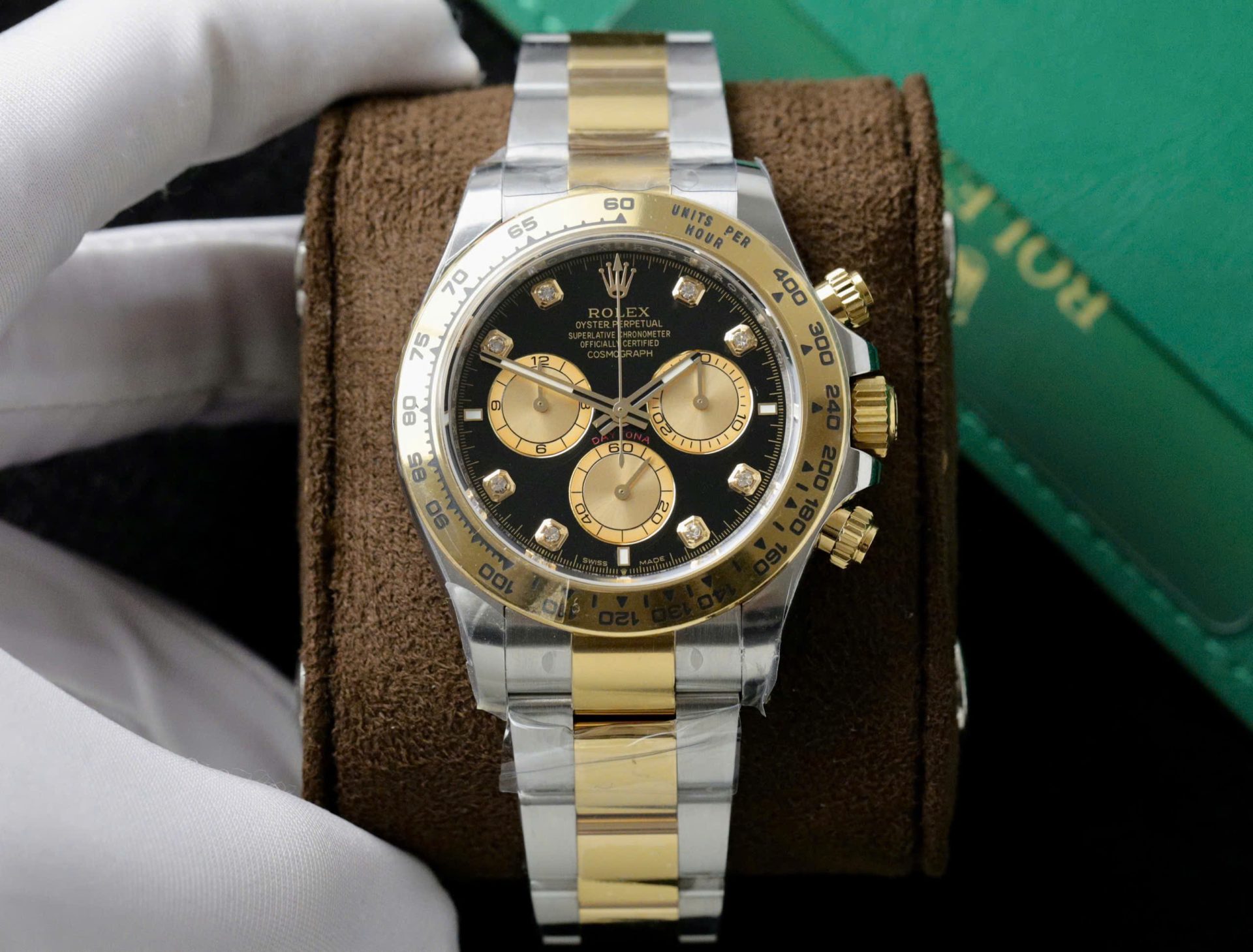 Dong-Ho-Rolex-Cosmograph-Daytona-126503-Replica-11-Mat-Den-May-Calibre-4131-40mm-2.jpg Rolex Cosmograph Daytona 126503 Best Replica Watch Black Dial Oyster Strap 40mm - Image 1