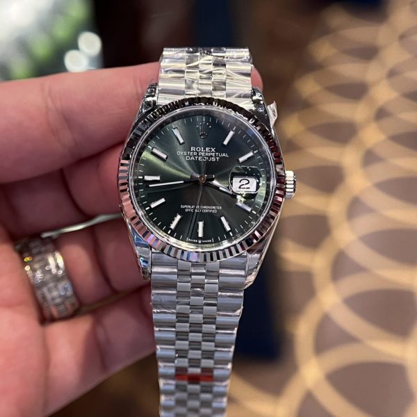 Rolex Replica Watch DateJust 126234 Green Dial VS Factory 36mm