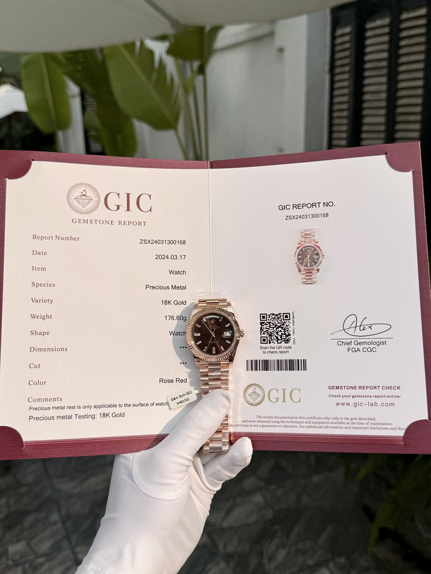 Dong-Ho-Rolex-Day-Date-228235-Boc-Vang-18K-Mat-Chocolate-GM-176-Gram-5.jpg Rolex Replica Watch Day-Date 228235 Gold Wrapped Chocolate Dial GM Factory 40mm - Image 1