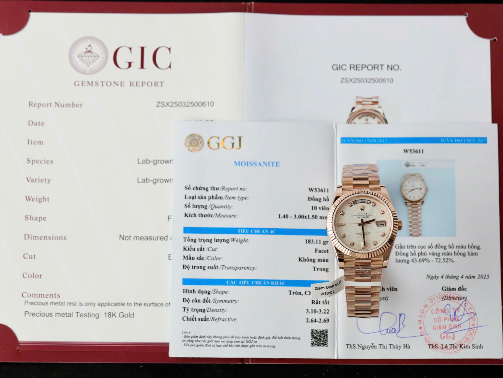 Dong-Ho-Rolex-Day-Date-Che-Tac-Boc-Vang-Hong-Mat-Thien-Thach-Coc-So-Moissanite-40mm-10.jpg Rolex Day-Date Custom Rose Gold Wrapped + Dial Moissanite Diamonds 40mm - Image 1