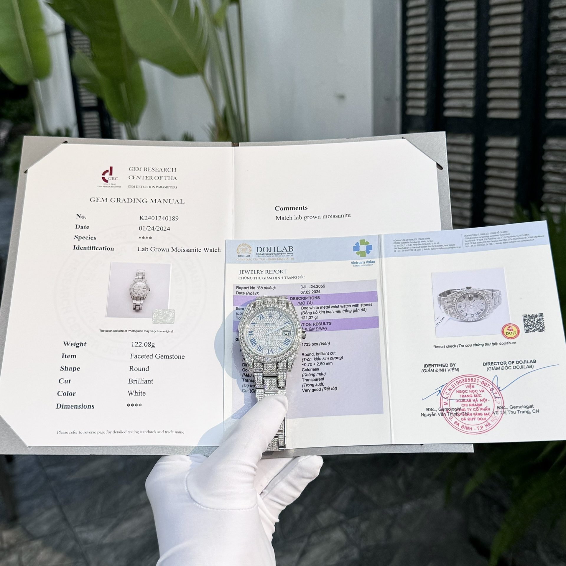 Dong-Ho-Rolex-Full-Kim-Cuong-Moissanite-DateJust-Replica-2.jpg Rolex Best Replica Watch DateJust Full Moissanite Diamonds Custom 41mm - Image 1