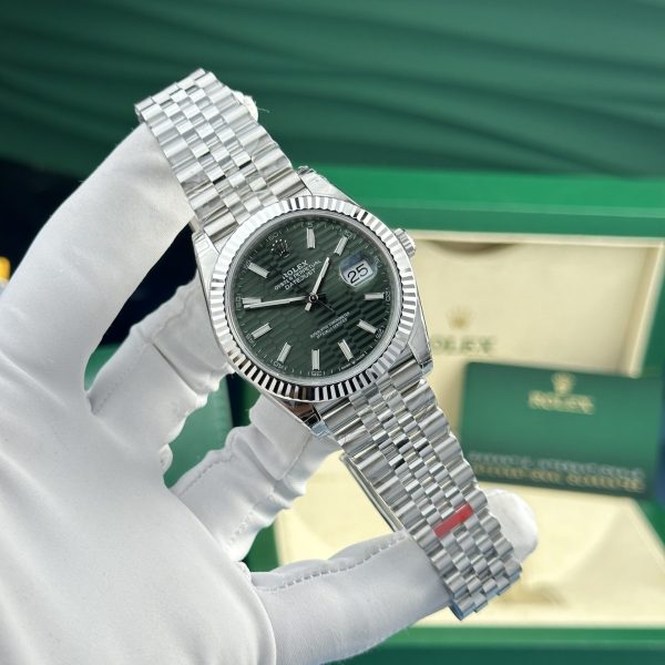 Rolex Replica Watch DateJust 126334 Green Motif Dial VS Factory 41mm