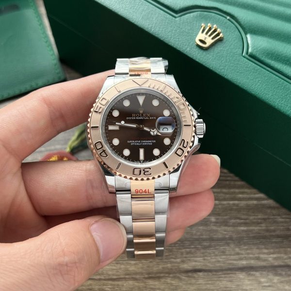 Rolex Fake Watch Yacht-Master Dial Chocolate EW Factory 40mm