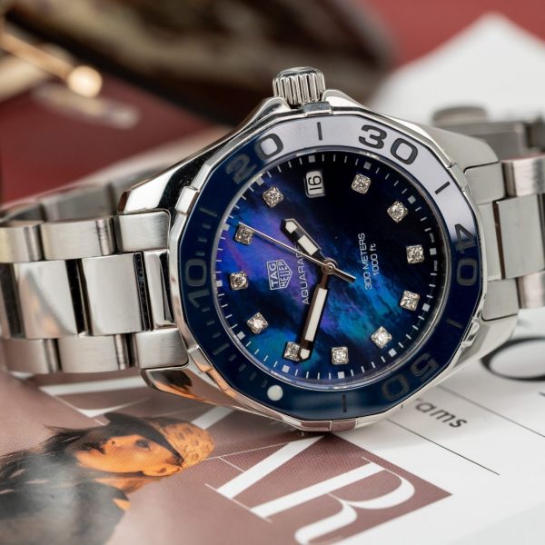 Tag Heuer Replica Watches WAY131L.BA0748 Mother Of Pearl Dial Blue 43mm