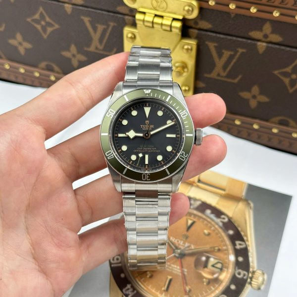 Tudor Replica Watch Black Bay Harrods M79230G Bezel Green ZF Factory 41mm