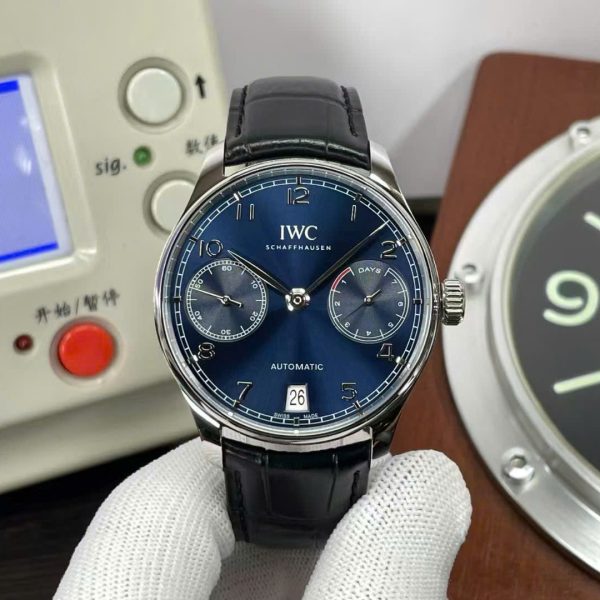 IWC Schaffhausen Luxury Replica Watches Portugieser Automatic 5007 Blue Dial Men-s 42mm