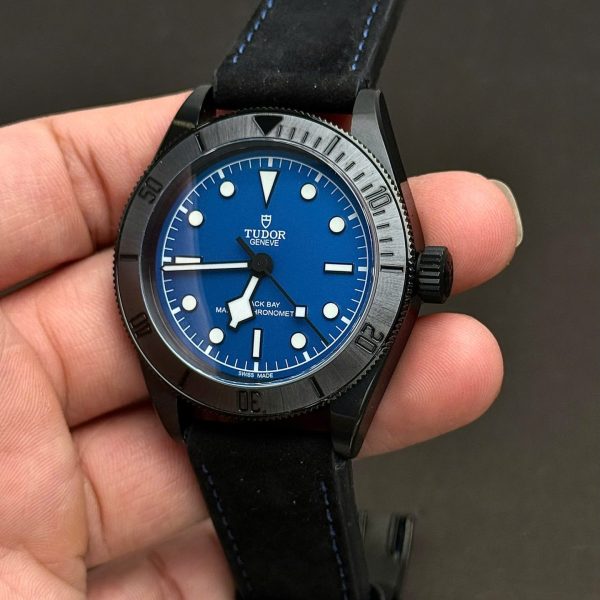 Tudor Black Bay Black Ceramic M79210CNU Best Replica Watch Blue Dial 41mm