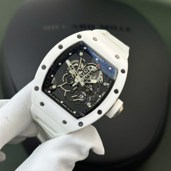 Richard Mille RM055 Bubba Watson Best Replica Watch White Ceramic BBR Factory 42.7×49.7