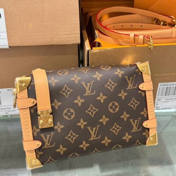Louis Vuitton LV Side Trunk Tracking MM Rep 11 High-End Monogram Pattern Bag 21cm