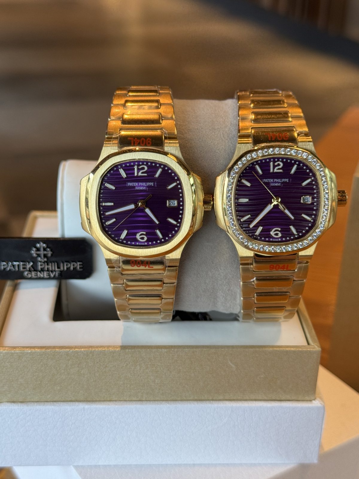 Patek Philippe Diamond Bezel Gold Watch 35mm Ladies Luxury Watch (Model: 7118 Series) - Image 1