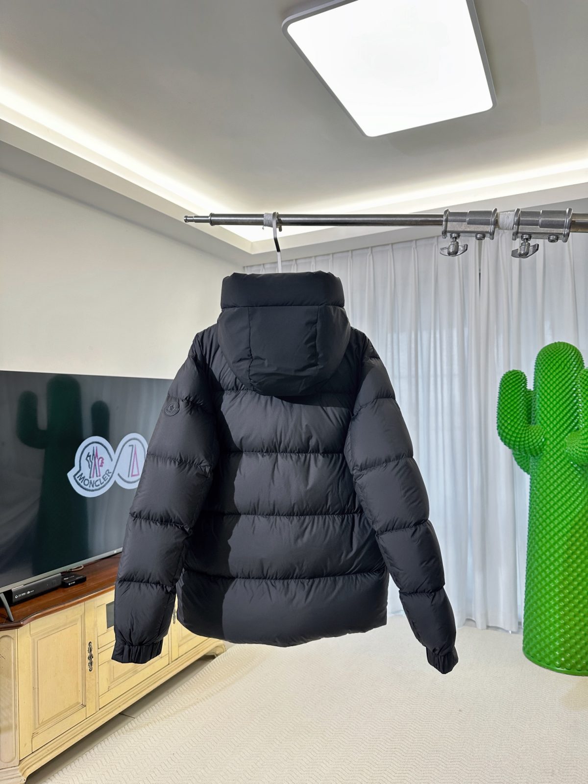 Moncler Madeira Down Jacket – “Black Warrior” Collection (White Goose Down Edition) - Image 2